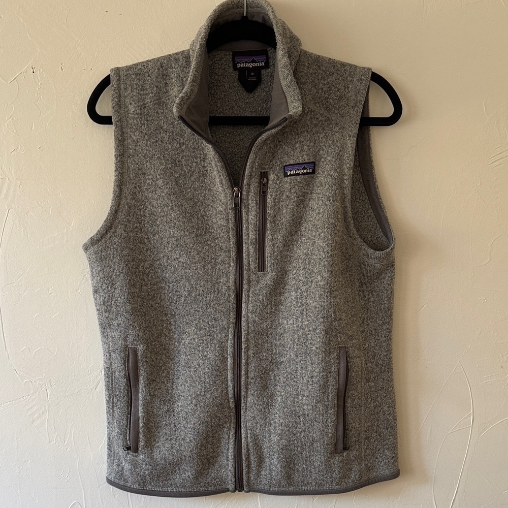 Patagonia Heather Gray Better Sweatet Fleece Vest